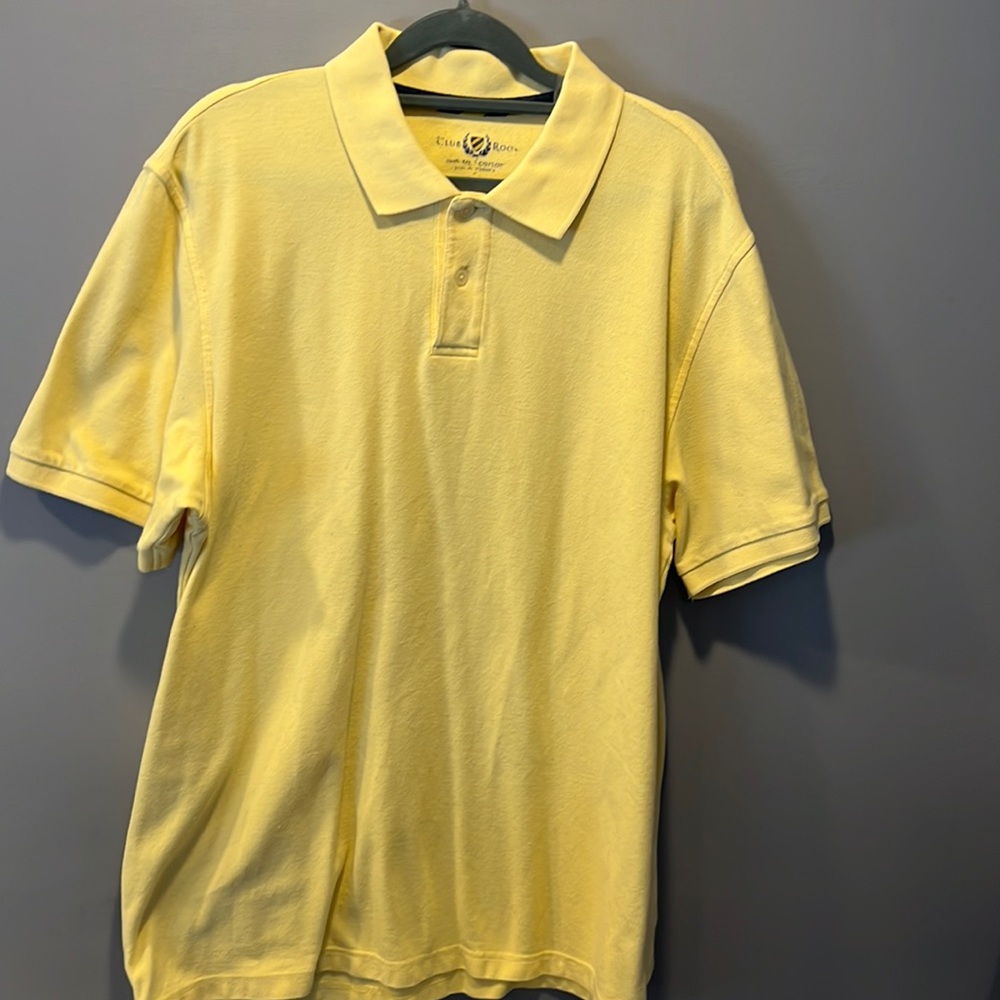 Club Room Yellow Polo